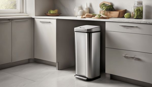 Optimiser l’espace avec une poubelle rectangulaire 20l design