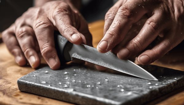 Poncer efficacement la lame de votre couteau pour un entretien optimal