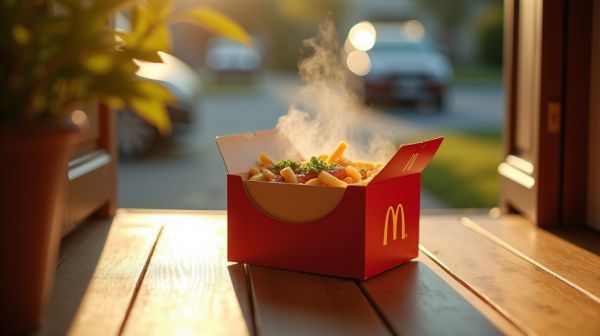 Recevez votre repas McDonald's rapidement à domicile